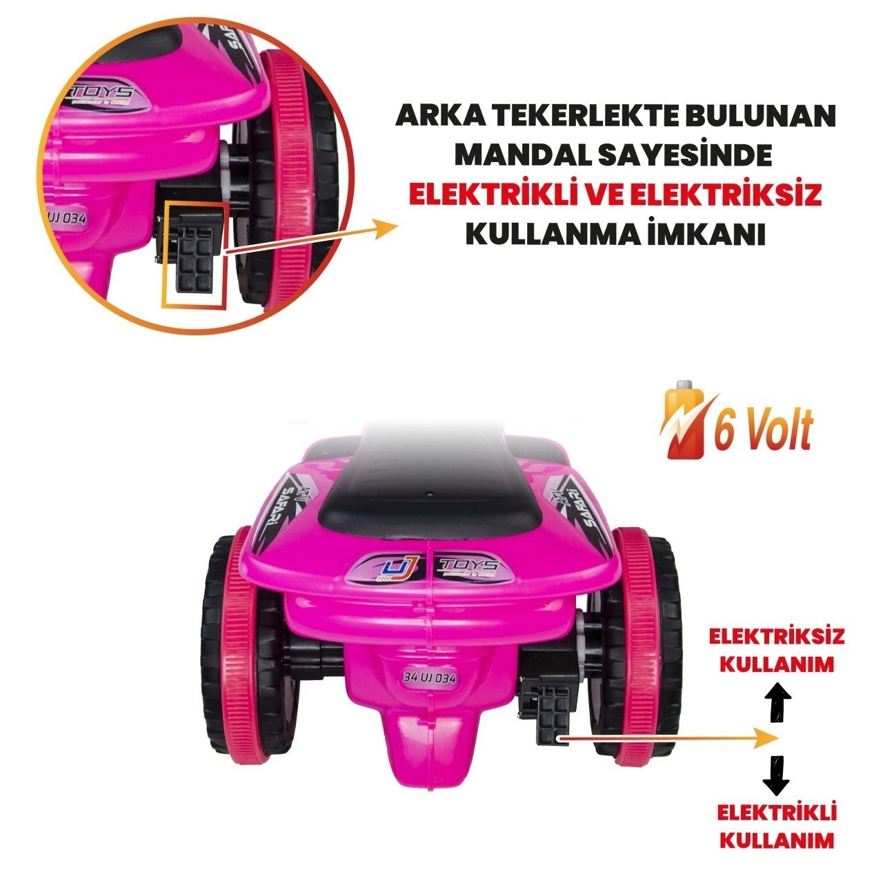 VaVbaby%20Crazy%20Cross%20Akülü%20Motor%20ATV%206v%20Pembe